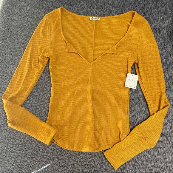 Free People Tops - **SOLD - Free People Long Sleeve Layering Top